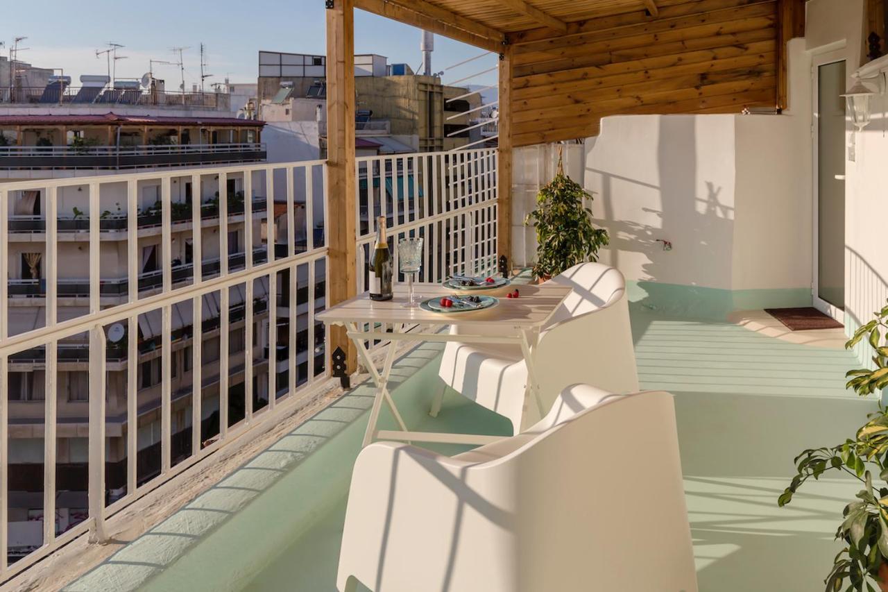 Blue And White Apartment Vipgreece Athens Luaran gambar