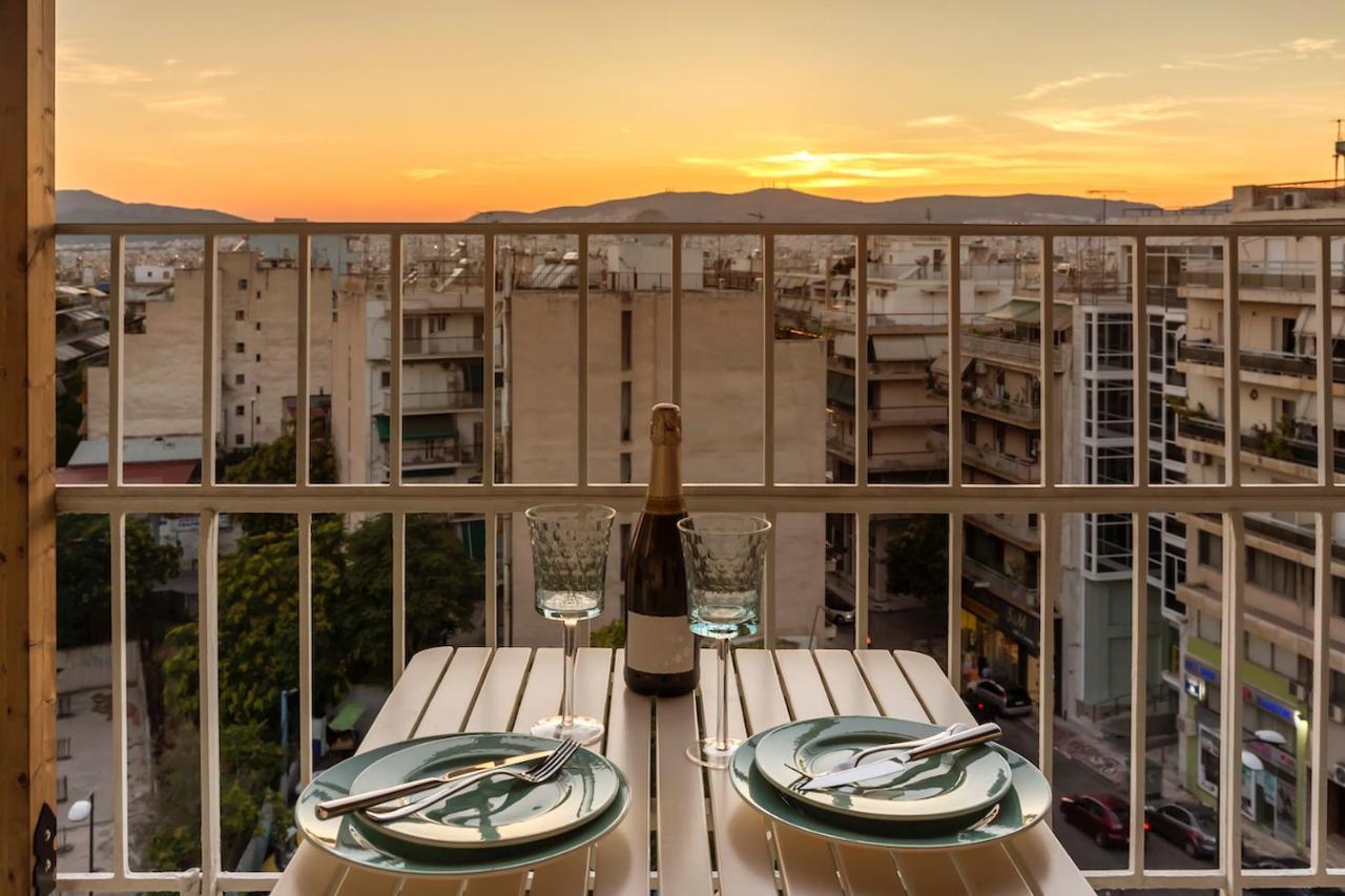 Blue And White Apartment Vipgreece Athens Luaran gambar