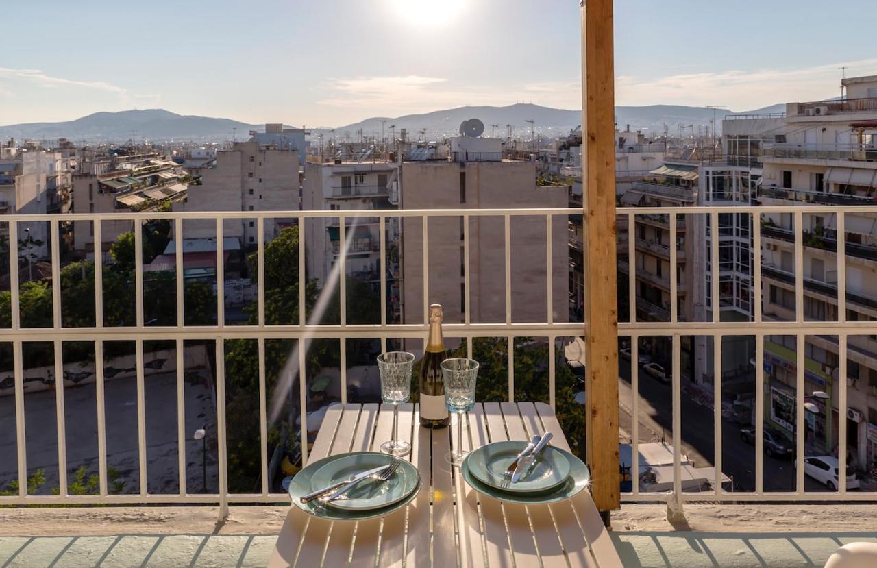 Blue And White Apartment Vipgreece Athens Luaran gambar